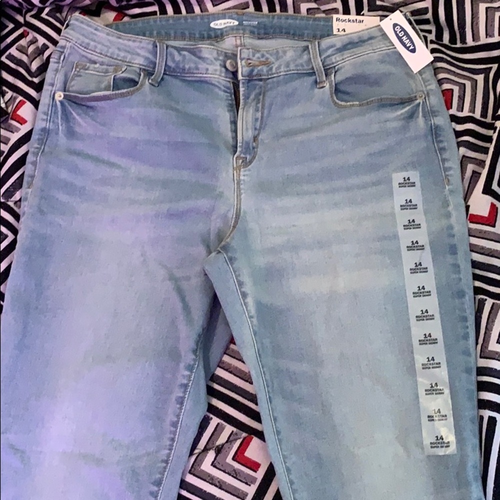 Light blue jeans